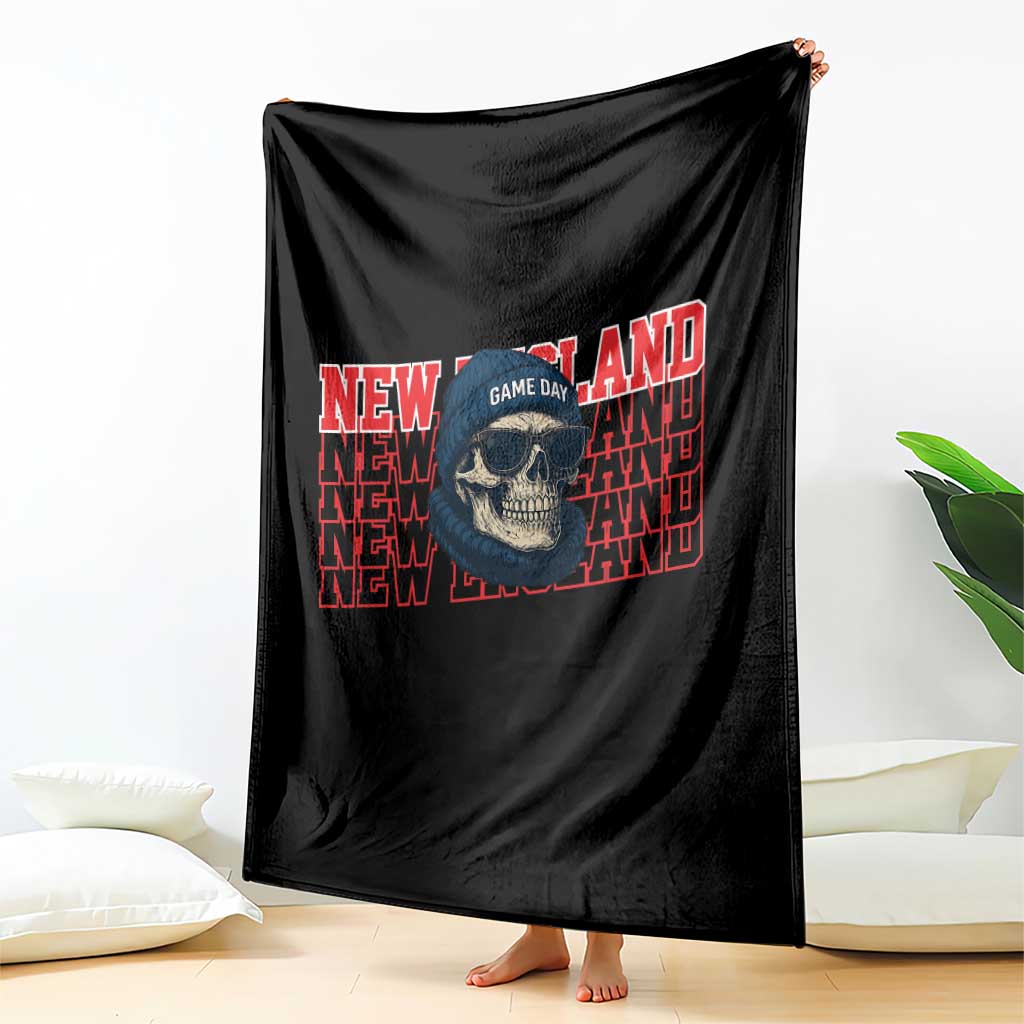 Gothic NE Football Fan Throw Blanket Game Day Lover Gift TS12 Print Your Wear