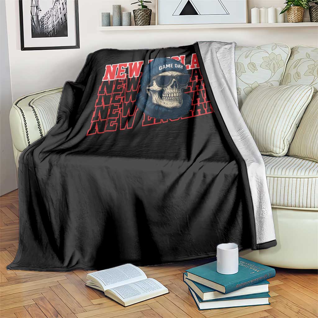 Gothic NE Football Fan Throw Blanket Game Day Lover Gift TS12 Print Your Wear