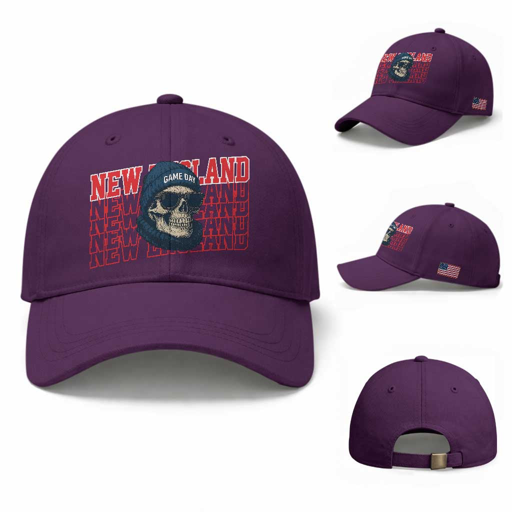 Gothic NE Football Fan Baseball Cap Game Day Lover Gift TS12 Baseball Cap Universal Fit Purple Print Your Wear