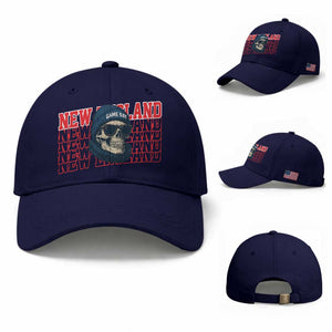 Gothic NE Football Fan Baseball Cap Game Day Lover Gift TS12 Baseball Cap Universal Fit Dark Blue Print Your Wear