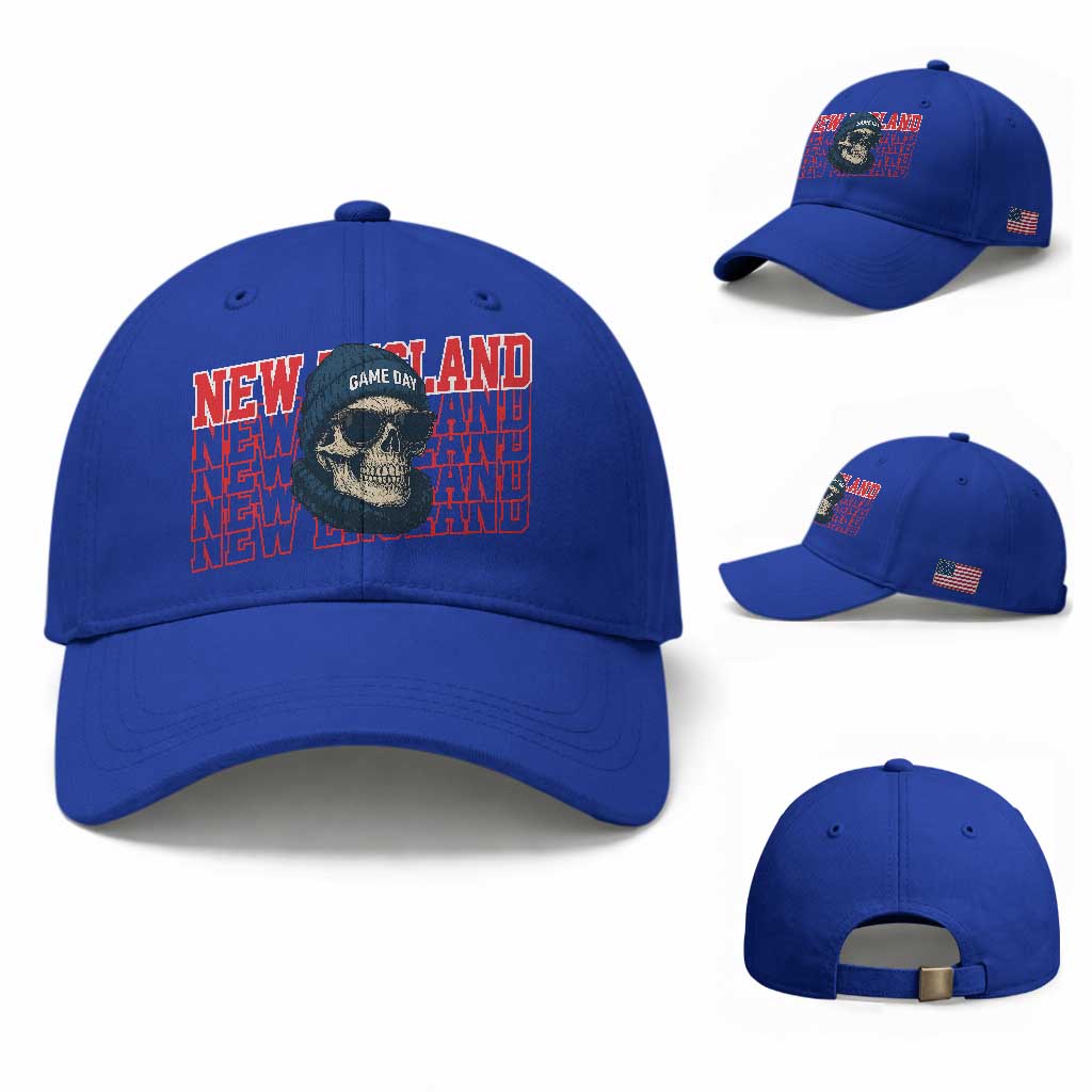 Gothic NE Football Fan Baseball Cap Game Day Lover Gift TS12 Baseball Cap Universal Fit Royal Blue Print Your Wear