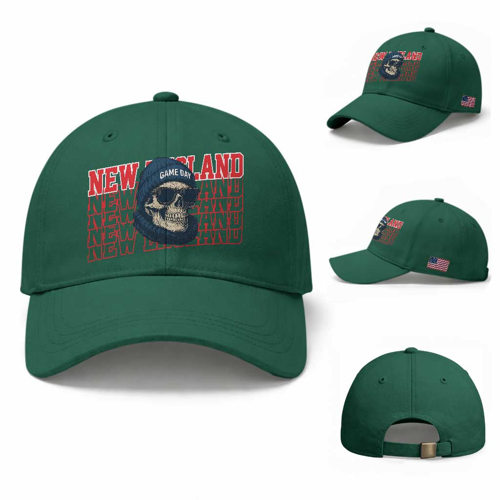 Gothic NE Football Fan Baseball Cap Game Day Lover Gift TS12 Baseball Cap Universal Fit Irish Green Print Your Wear