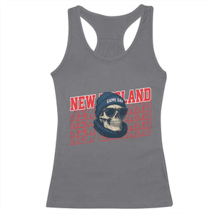 Gothic NE Football Fan Racerback Tank Top Game Day Lover Gift TS12 Charcoal Print Your Wear