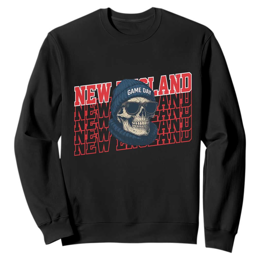 Gothic NE Football Fan Sweatshirt Game Day Lover Gift TS12 Black Print Your Wear