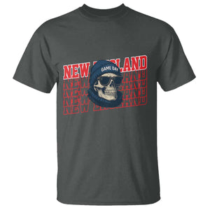 Gothic NE Football Fan T Shirt Game Day Lover Gift TS12 Dark Heather Print Your Wear