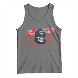 Gothic NE Football Fan Tank Top Game Day Lover Gift TS12 Black Heather Print Your Wear