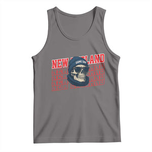 Gothic NE Football Fan Tank Top Game Day Lover Gift TS12 Deep Heather Print Your Wear