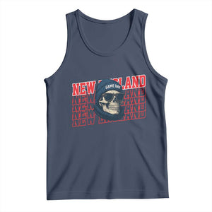 Gothic NE Football Fan Tank Top Game Day Lover Gift TS12 Navy Print Your Wear