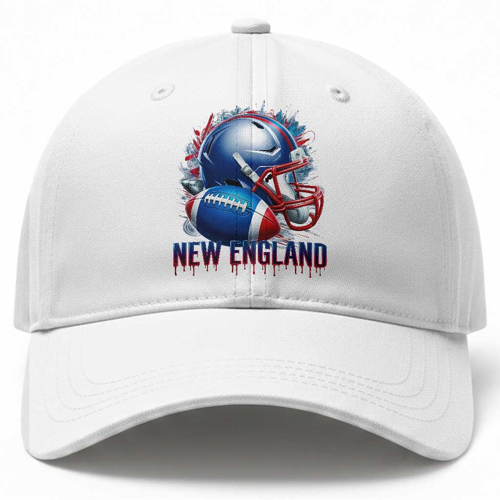 NE Football Spirit Baseball Cap Game Day Sports Fan Gift TS12 Print Your Wear