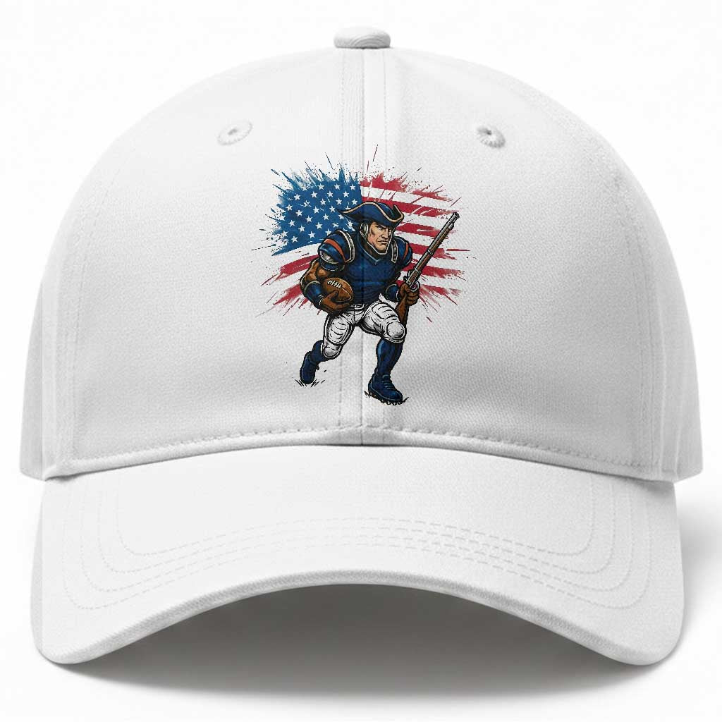 NE Football Fan Supporter Baseball Cap American Flag Pride Gift TS12 Print Your Wear