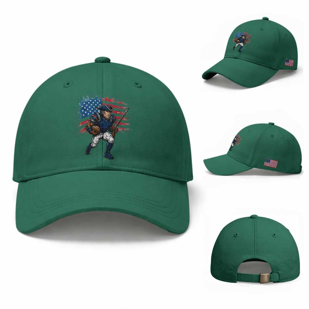 NE Football Fan Supporter Baseball Cap American Flag Pride Gift TS12 Baseball Cap Universal Fit Irish Green Print Your Wear