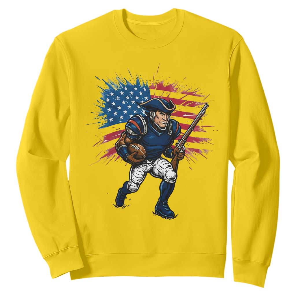 NE Football Fan Supporter Sweatshirt American Flag Pride Gift TS12 Daisy Print Your Wear