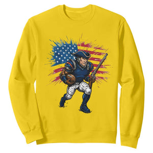 NE Football Fan Supporter Sweatshirt American Flag Pride Gift TS12 Daisy Print Your Wear