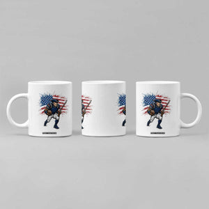 NE Football Fan Supporter Coffee Mug American Flag Pride Gift TS12 Print Your Wear