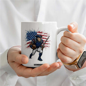 NE Football Fan Supporter Coffee Mug American Flag Pride Gift TS12 Print Your Wear