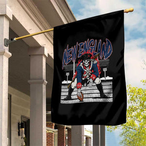 Gothic Skeleton Garden Flag NE Football Lover Gift TS12 Print Your Wear
