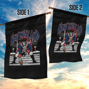 Gothic Skeleton Garden Flag NE Football Lover Gift TS12 Print Your Wear
