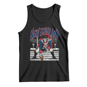 Gothic Skeleton Tank Top NE Football Lover Gift TS12 Black Print Your Wear