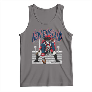 Gothic Skeleton Tank Top NE Football Lover Gift TS12 Deep Heather Print Your Wear
