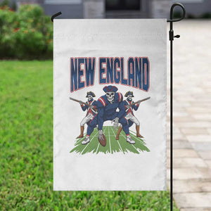NE Gothic Skeleton Garden Flag Football Lover Gift TS12 Print Your Wear