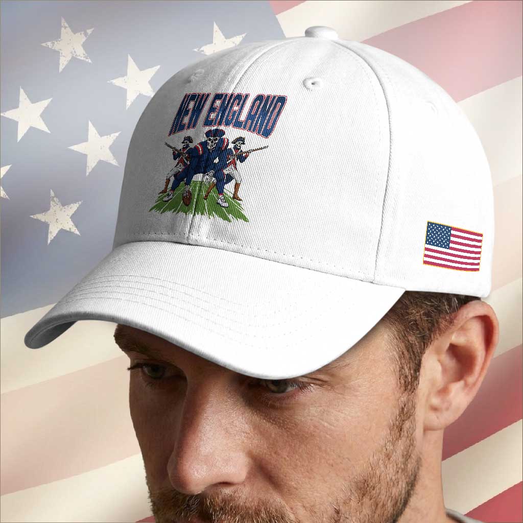 NE Gothic Skeleton Baseball Cap Football Lover Gift TS12 Print Your Wear