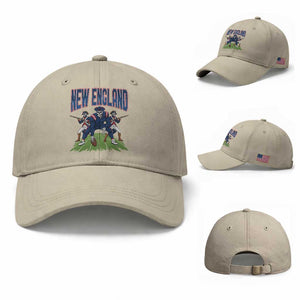 NE Gothic Skeleton Baseball Cap Football Lover Gift TS12 Baseball Cap Universal Fit Beige Print Your Wear