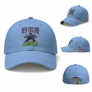 NE Gothic Skeleton Baseball Cap Football Lover Gift TS12 Baseball Cap Universal Fit Light Blue Print Your Wear