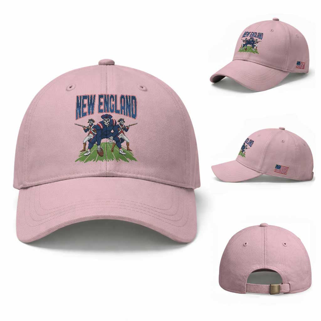 NE Gothic Skeleton Baseball Cap Football Lover Gift TS12 Baseball Cap Universal Fit Light Pink Print Your Wear