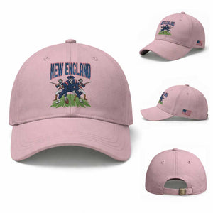 NE Gothic Skeleton Baseball Cap Football Lover Gift TS12 Baseball Cap Universal Fit Light Pink Print Your Wear