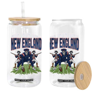 NE Gothic Skeleton Glass Can Football Lover Gift TS12 Print Your Wear