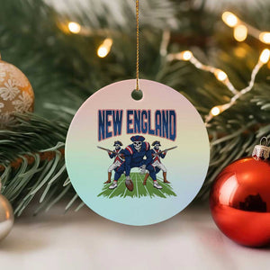 NE Gothic Skeleton Ceramic Ornament Football Lover Gift TS12 1pc Pastel Print Your Wear