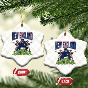 NE Gothic Skeleton Ceramic Ornament Football Lover Gift TS12 Print Your Wear
