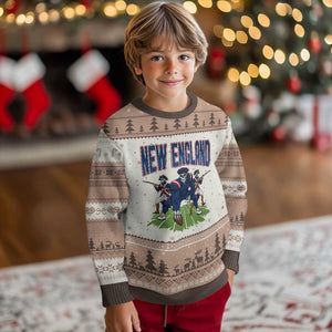 NE Gothic Skeleton Ugly Christmas Sweater Football Lover Gift TS12 Mocha Mousse Print Your Wear