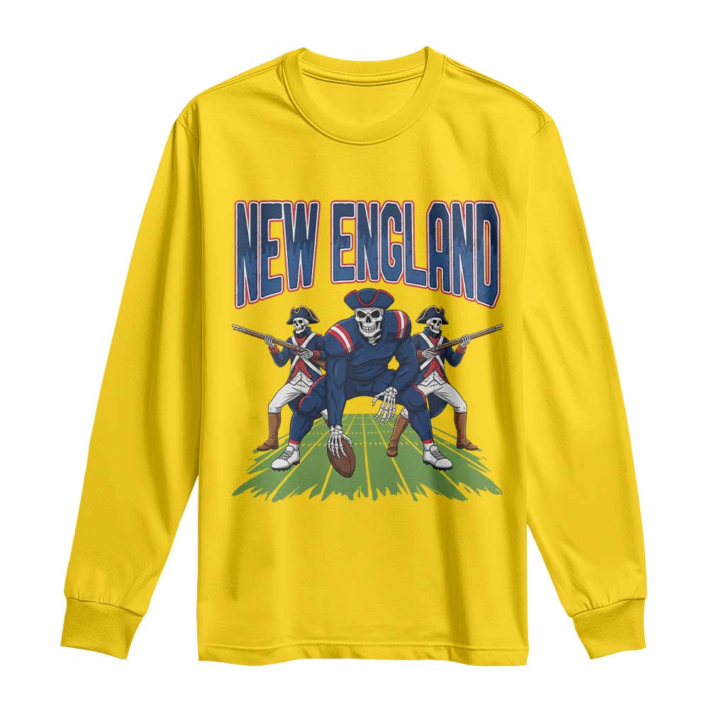 NE Gothic Skeleton Long Sleeve Shirt Football Lover Gift TS12 Daisy Print Your Wear