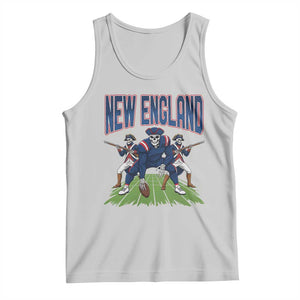 NE Gothic Skeleton Tank Top Football Lover Gift TS12 Ash Print Your Wear