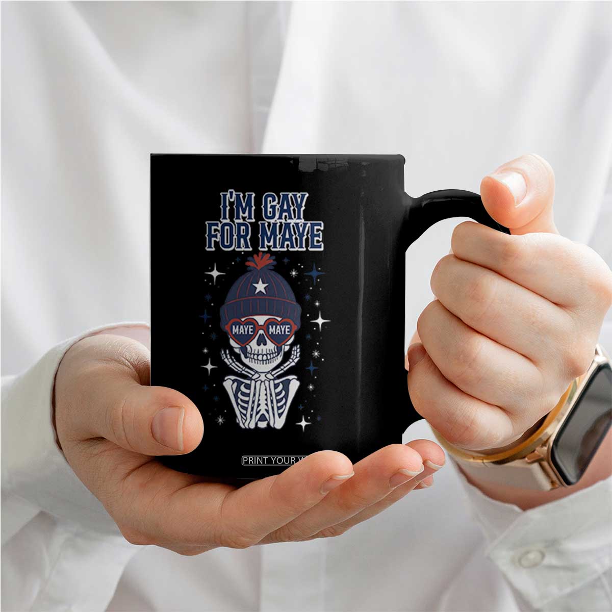 I Am Gay For Maye Coffee Mug Funny QB Sport Fan TS12 Print Your Wear