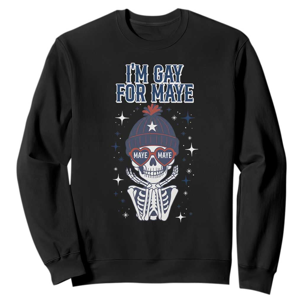 I Am Gay For Maye Sweatshirt Funny QB Sport Fan TS12 Black Print Your Wear