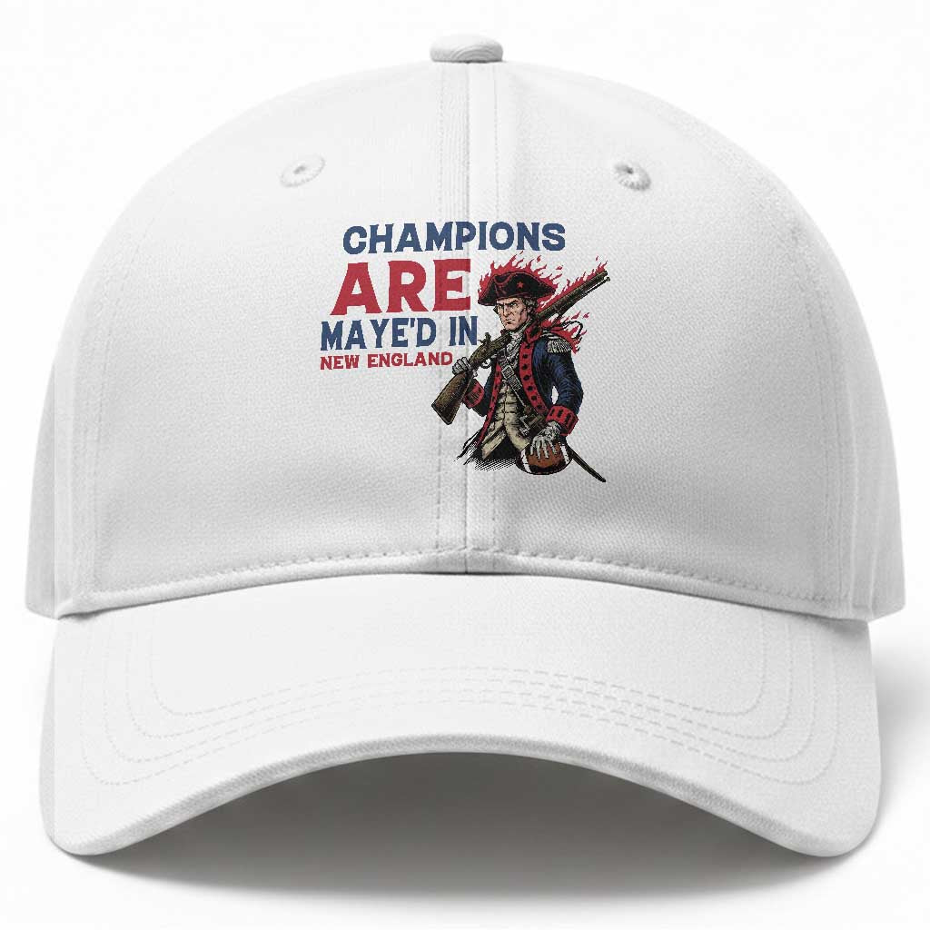 Champions Are Maye'd In NE Baseball Cap Funny QB Sport Fan TS12 Print Your Wear