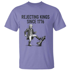 Rejecting Kings Since 1776 T Shirt Funny George Washington TS12 Violet Print Your Wear