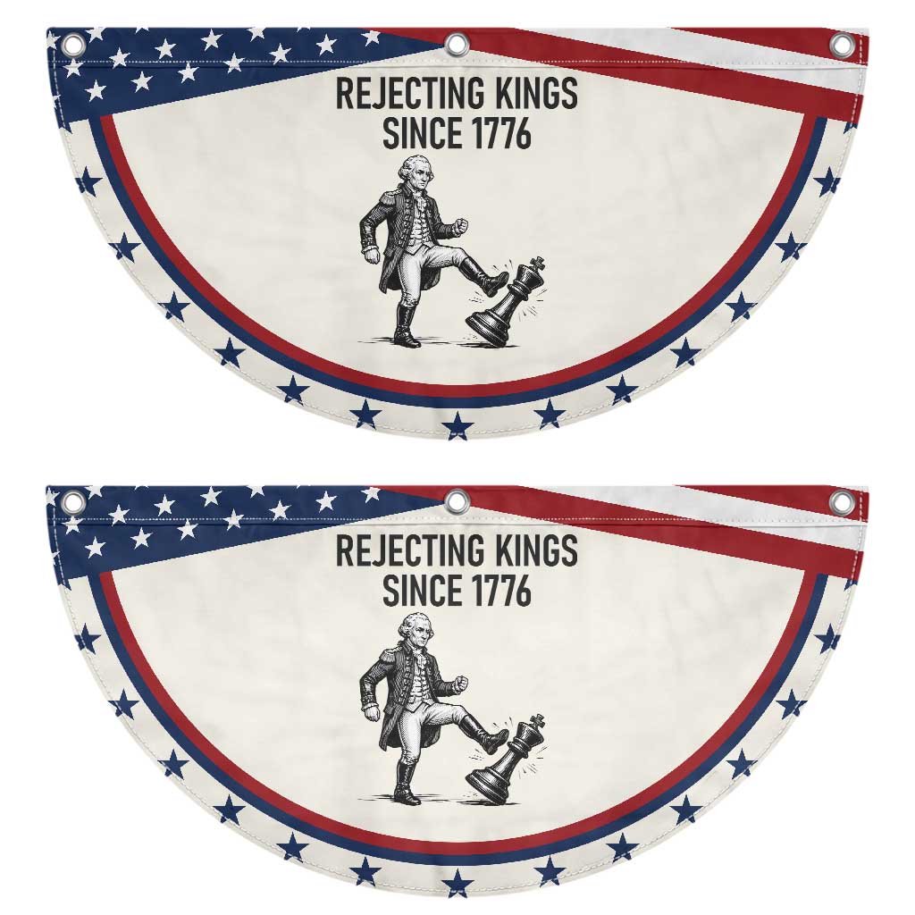 Rejecting Kings Since 1776 Patriotic Fan Flag Funny George Washington TS12 2pcs pack Classic Beige Print Your Wear