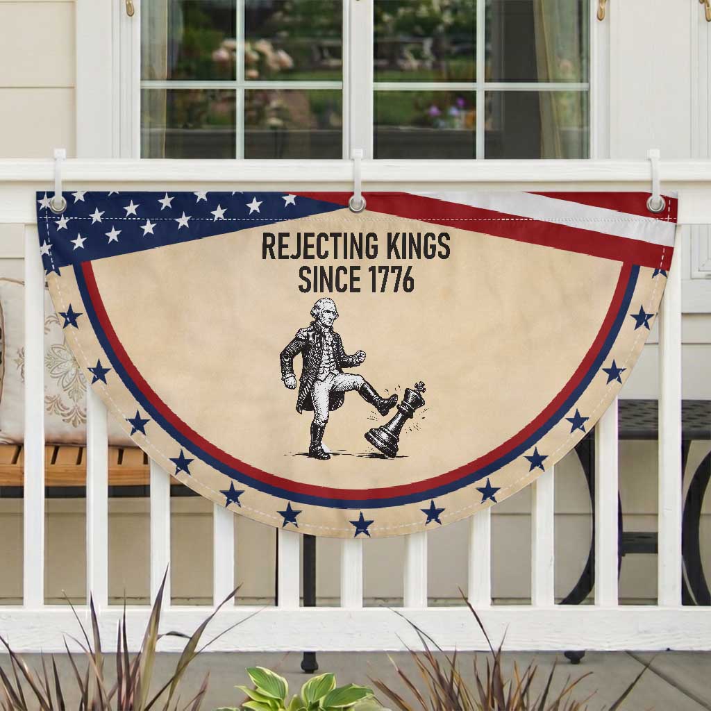 Rejecting Kings Since 1776 Patriotic Fan Flag Funny George Washington TS12 2pcs pack Classic Tan Print Your Wear