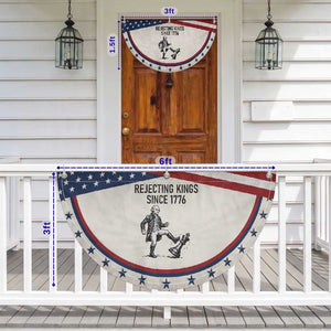 Rejecting Kings Since 1776 Patriotic Fan Flag Funny George Washington TS12 Print Your Wear