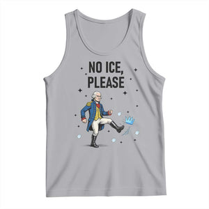 Funny George Washington Tank Top No Ice Please TS12 Athletic Heather Print Your Wear