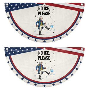 Funny George Washington Patriotic Fan Flag No Ice Please TS12 2pcs pack Classic Beige Print Your Wear