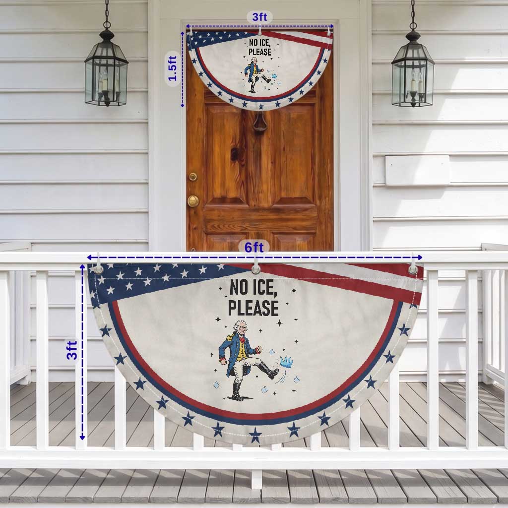 Funny George Washington Patriotic Fan Flag No Ice Please TS12 Print Your Wear