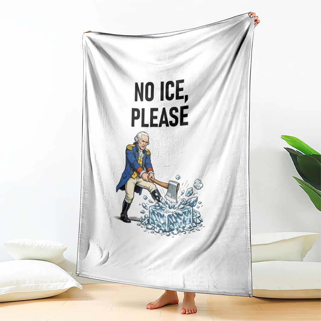 Funny George Washington Political Anti Ice Gift Throw Blanket TS12 Print Your Wear