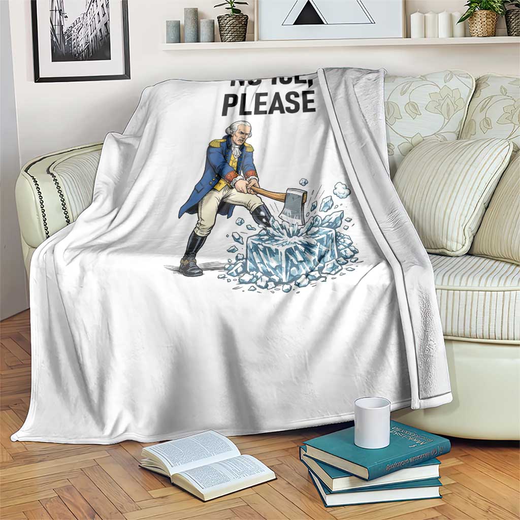 Funny George Washington Political Anti Ice Gift Throw Blanket TS12 Print Your Wear