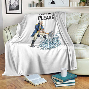 Funny George Washington Political Anti Ice Gift Throw Blanket TS12 Print Your Wear