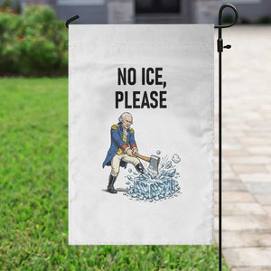 Funny George Washington Political Anti Ice Gift Garden Flag TS12 Print Your Wear