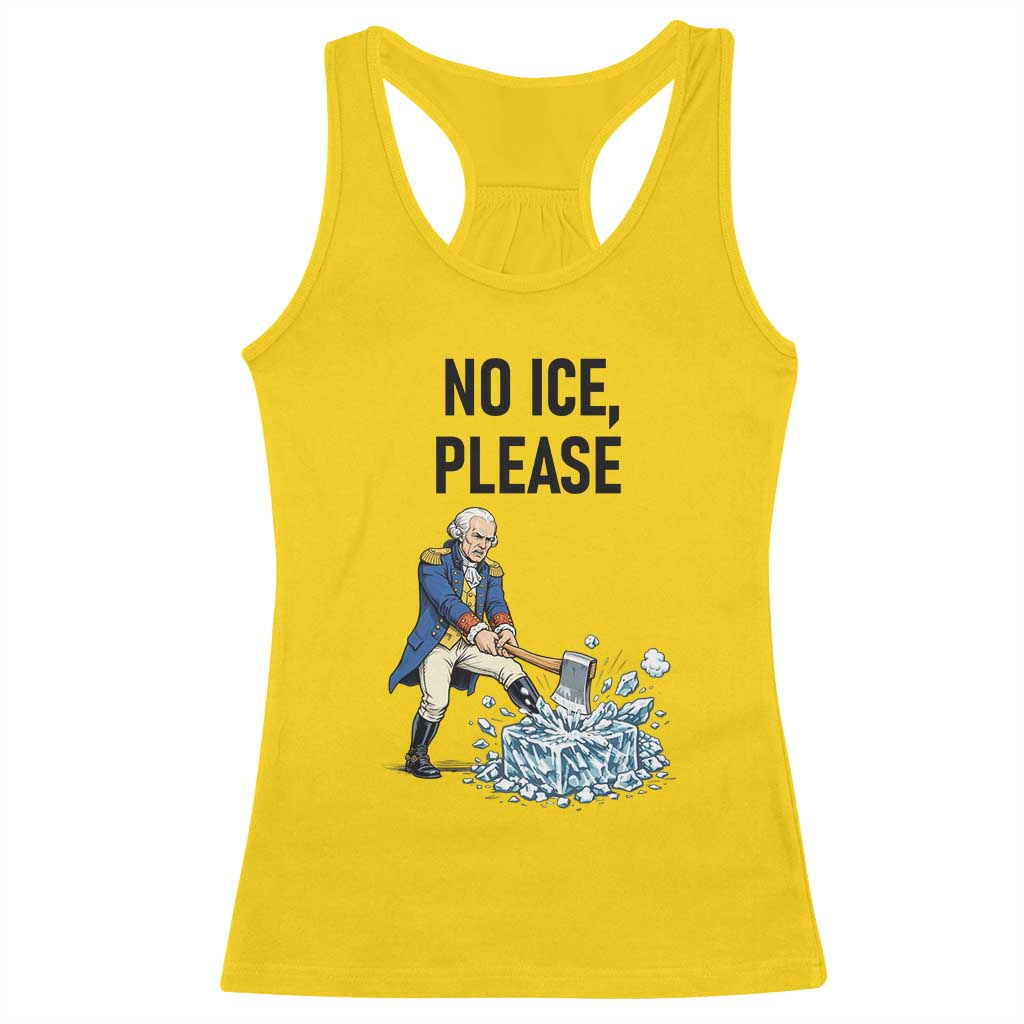 Funny George Washington Political Anti Ice Gift Racerback Tank Top TS12 Daisy Print Your Wear